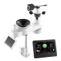 VEVOR 7-in-1 Wi-Fi Weather Station, 177.8 mm TFT Display, Wireless Solar Powered Outdoor Sensor, Rain Gauge, Indoor Outdoor for 