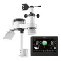 7-in-1 Wi-Fi Weather Station, 177.8 mm TFT Display, Wireless Solar Powered Outdoor Sensor, Rain Gauge, Indoor Outdoor for Weathe