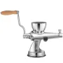 Manual Wheatgrass Juicer Stainless Steel Hand Crank Wheatgrass Juicer Hand Wheatgrass Grinder with Suction Cup Base & Table-top 