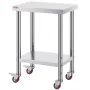 Rustfrit stål Catering Arbejd Tabel 24x18 tommer kommercielt