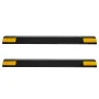 VEVOR Parking Stopper, 446 mm 2 Pcs Heavy Duty Parking Aid for Garage, PP Curb Garage Floor Stopper with Reflective Strips, Vehi