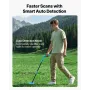 Metal Detector, 101.6 mm, Lightweight Metal Detector with LCD