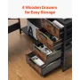 L-Shaped Computer Desk, 1.5m Reversible Corner Gaming Desk with