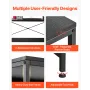 L-Shaped Computer Desk, 1.5m Reversible Corner Gaming Desk with