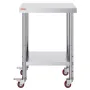 Rustfrit stål Catering Arbejd Tabel 24x18 tommer kommercielt