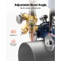 VEVOR CG2-11Y Manuel rørskæremaskine, 0,2"-2" tyk røraffasningsmaskine med 82-tommers kæde, 0°-45° justeret vinkel Gas Cutti