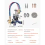 CG2-11Y Manual Pipe Cutting Machine, 0.2"-2" Thick Pipe Beveling Machine with 82-in Chain, 0°-45° Adjusted Angle Gas Cutting Mac