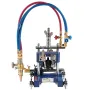CG2-11Y Manual Pipe Cutting Machine, 0.2"-2" Thick Pipe Beveling Machine with 82-in Chain, 0°-45° Adjusted Angle Gas Cutting Mac