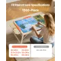 VEVOR 1500 Piece Puzzle Table with Folding Legs, 4 Drawers and Cover, 86x63cm Portable Wooden Board, Jigsaw Puzzle Accessories f