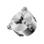 3-Jaw Lathe Chuck, 6'', Self-Centering Lathe Chuck, 0.14- 6.3 in/3.5-160 mm Clamping Range with T-key Fixing Screws Reversible J