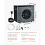 4160 W Pool Heat Pump, Electric Pool Heater for Above Ground Up to 15 m³, Max COP 5.14, Low Noise, GFCI Protection, 15-40 ℃ Heat