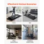VEVOR Foldbar Walking Pad Løbebåndsmåtte, 6 mm tyk, 610x1730 mm Træningsudstyrsmåtte til ellipsetrainer på tæppe af trægulv
