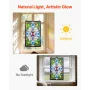 Farvet glas vinduespanel, 433 x 731 mm, Tiffany Style hængende