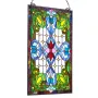 Farvet glas vinduespanel, 433 x 731 mm, Tiffany Style hængende