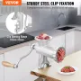 Manual Meat Grinder, Heavy Duty Cast Iron Hand Meat Grinder with Steel Table Clamp, Meat Mincer Sausage Maker with 1 Cutting Bla