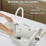 Manual Meat Grinder, Heavy Duty Cast Iron Hand Meat Grinder with Steel Table Clamp, Meat Mincer Sausage Maker with 1 Cutting Bla