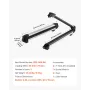 VEVOR Ski & Snowboard Roof Rack, Carry up to 6 Pairs of Skis or 4 Snowboards, 2 PCS Aluminum Universal Car Roof Rack Top Holder 