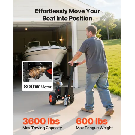 El Trailer Dolly, 1633 kg Max Trailer Vægt 272 kg Max Tongue