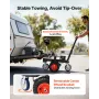 Electric Trailer Dolly, 1633 kg Max Trailer Weight 272 kg Max Tongue Weight, DC 24V 800W Motorized Trailer Dolly with 50 & 47.6 
