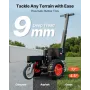 Electric Trailer Dolly, 1633 kg Max Trailer Weight 272 kg Max Tongue Weight, DC 24V 800W Motorized Trailer Dolly with 50 & 47.6 
