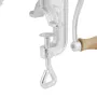 Manual Meat Grinder, Heavy Duty Cast Iron Hand Meat Grinder with Steel Table Clamp, Meat Mincer Sausage Maker with 1 Cutting Bla