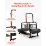 Dog Treadmill for Small/Medium Dogs, Pet Running Machine Pacer Slatmill with Stepless Adjustment, Brake & Wheels, Upgrade Plasti