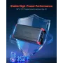 Car Audio Amplifier, 4-Channel Bridgeable Car Amplifier, Multichannel Class D Stereo Amp, Max. 4 x 272W at 4 Ohms / 4 x 400W at 