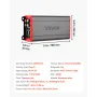 VEVOR Car Audio Amplifier, 4-Channel Bridgeable Car Amplifier, Multichannel Class D Stereo Amp, Max. 4 x 272W at 4 Ohms / 4 x 40