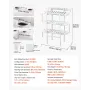 Hydroponics-dyrkningssystemsæt, 3-trins 90-pladser UPVC-rør