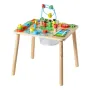 Montessori Activity Table for Toddler 1-3 Years Old, 13 in 1 Wooden Learn Activity Desk, Baby Play Table for Boys & Girls Aged 6