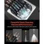 Fuel Injector Cleaner Tester, 9 Test Modes, 6-Cylinder 28kHz Ultrasonic Cleaning Machine Adjustable 12V/70V/120V for EFI/FSI/GDI