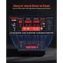 Fuel Injector Cleaner Tester, 9 Test Modes, 6-Cylinder 28kHz Ultrasonic Cleaning Machine Adjustable 12V/70V/120V for EFI/FSI/GDI