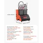 Fuel Injector Cleaner Tester, 9 testtilstande, 6-cylindret