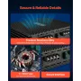 Car Audio Amplifier, 2-Channel Bridgeable Car Amplifier, Full-Range Class AB Stereo Amp, Max. 2 x 300W at 4 Ohms / 2 x 600W at 2