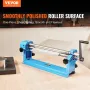 VEVOR Slip Roll Machine, 610 mm Forming Width, Sheet Metal Slip Roller Rolling Bending Machine, with 2 Detachable Rollers for Lo