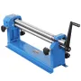 Slip Roll Machine, 610 mm Forming Width, Sheet Metal Slip Roller Rolling Bending Machine, with 2 Detachable Rollers for Low Carb