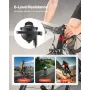 Bike Trainer, 6 Level Resistance, 660.4-736.6 mm & 700C Wheels, Foldable Magnetic Bicycle Stationary Stand for Indoor Exercise R