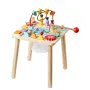 Montessori Activity Table for Toddler 1-3 Years Old, 8 in 1 Wooden Learn Activity Desk, Baby Play Table for Boys & Girls Aged 6+