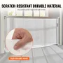Retractable Baby Gate, 86.9 cm Tall Mesh Baby Gate, Extends up to 195.1 cm Wide Retractable Gate for Kids or Pets, Retractable D