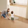 Retractable Baby Gate, 86.9 cm Tall Mesh Baby Gate, Extends up to 195.1 cm Wide Retractable Gate for Kids or Pets, Retractable D