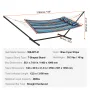 VEVOR Two Person Hammock with Stand Included Heavy Duty 480lb Capacity, Double Hammock with 12 FT Steel Stand and Portable Carry
