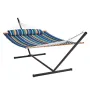 VEVOR Two Person Hammock with Stand Included Heavy Duty 480lb Capacity, Double Hammock with 12 FT Steel Stand and Portable Carry