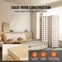 VEVOR Room Divider, 4 Panel Japanese Room Divider, Folding Privacy Screen Indoor, Portable Partition Dividers and Decoration Scr
