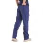 FR Pants for Men, 100% Cotton, Flame-Resistant Cargo Pants with Multi-Pockets and Elastic Waist, Reinforced Tear-proof Stitching