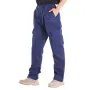 FR Pants for Men, 100% Cotton, Flame-Resistant Cargo Pants with Multi-Pockets and Elastic Waist, Reinforced Tear-proof Stitching