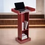 Podium-stativ, 1040 mm trætalerstol, bærbar skrivebord med bred