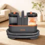 VEVOR Carpet Cleaner Machine, 1.5 L Clean Water Tank & 0.8 L Dirty Water Tank, Portable Upholstery Shampooer, 11.5Kpa Handheld F