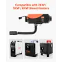 Diesel Heater Intake Pipe Kit, 25mm Car Air Parking Heater Ducting Pipe Hose Tube, Stretchable & Bendable Car Air Intake Filter 