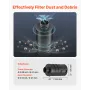 Diesel Heater Intake Pipe Kit, 25mm Car Air Parking Heater Ducting Pipe Hose Tube, Stretchable & Bendable Car Air Intake Filter 