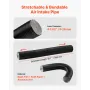 VEVOR Diesel Heater Intake Pipe Kit, 25mm Car Air Parking Heater Ducting Pipe Hose Tube, Stretchable & Bendable Car Air Intake F